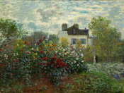 Claude Monet - The Artist's Garden in Argenteuil (A Corner of the Garden with Dahlias), 1873