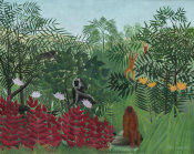Henri Rousseau - Tropical Forest with Monkeys, 1910