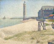 Georges Seurat - The Lighthouse at Honfleur, 1886