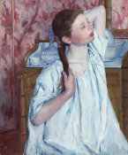 Mary Cassatt - Girl Arranging Her Hair, 1886