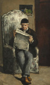 Paul Cézanne - The Artist's Father, Reading 