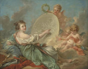 François Boucher - Allegory of Painting, 1765