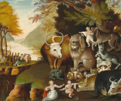 Edward Hicks - Peaceable Kingdom, c. 1834