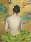 William Merritt Chase - Study of Flesh Color and Gold, 1888