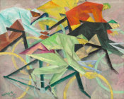 Lyonel Feininger - The Bicycle Race, 1912
