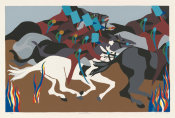 Jacob Lawrence - Toussaint at Ennery, 1989