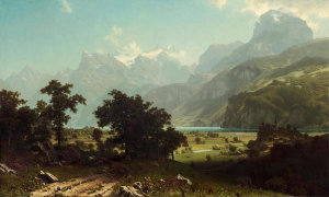 Albert Bierstadt - Lake Lucerne, 1858