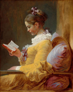 Jean-Honoré Fragonard - Young Girl Reading, c. 1770