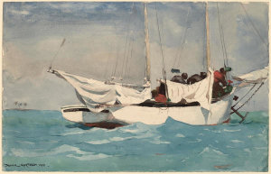 Winslow Homer - Key West, Hauling Anchor, 1903