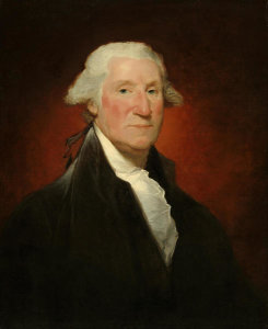 Gilbert Stuart - George Washington (Vaughan portrait), 1795