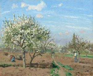 Camille Pissarro - Orchard in Bloom, Louveciennes, 1872