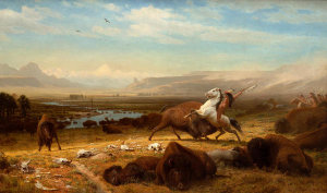 Albert Bierstadt - The Last of the Buffalo, 1888