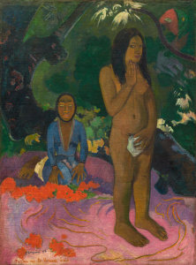 Paul Gauguin - Parau na te Varua ino (Words of the Devil),1892