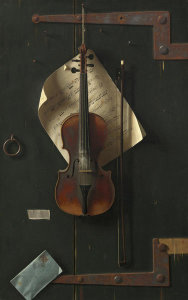 William Michael Harnett - The Old Violin,1886