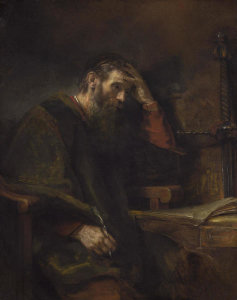 Rembrandt van Rijn - The Apostle Paul, c. 1657