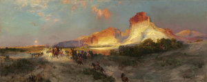 Thomas Moran - Green River Cliffs, Wyoming, 1881