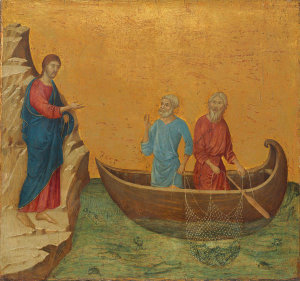 Duccio di Buoninsegna - The Calling of the Apostles Peter and Andrew, 1308-1311