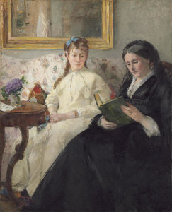 Berthe Morisot - The Mother and Sister of the Artist, 1869/1870