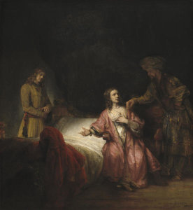 Rembrandt Workshop - Joseph Accused by Potiphar's Wife, 1655