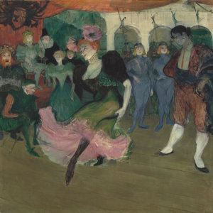Henri de Toulouse-Lautrec - Marcelle Lender Dancing the Bolero in "Chilpéric," 1895-1896