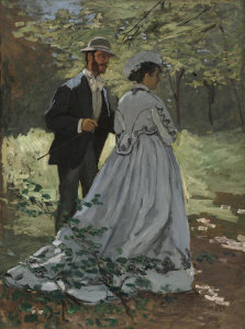 Claude Monet - Bazille and Camille (Study for "Déjeuner sur l'Herbe"), 1865