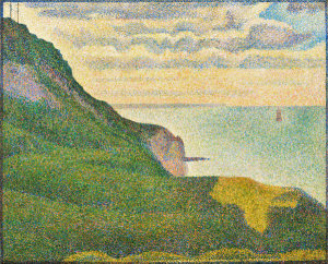 Georges Seurat - Seascape at Port-en-Bessin, Normandy, 1888
