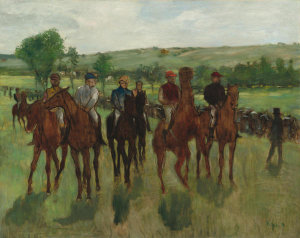 Edgar Degas - The Riders, c. 1885