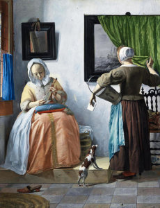 Gabriel Metsu - Woman Reading a Letter, c. 1664-66