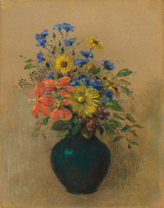 Odilon Redon - Wildflowers, c. 1905