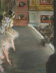 Edgar Degas - Dancers at the Old Opera House, c. 1877