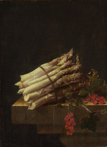 Adriaen Coorte - Still Life with Asparagus and Red Currants, 1696
