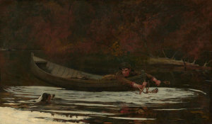Winslow Homer - Hound and Hunter, 1892