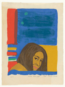 Emma Amos - Gold Face Type, 1966