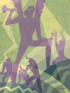 Aaron Douglas - The Judgment Day, 1939