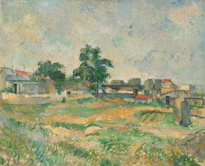 Paul Cézanne - Landscape near Paris, 1876