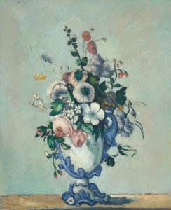 Paul Cézanne - Flowers in a Rococo Vase, c. 1876