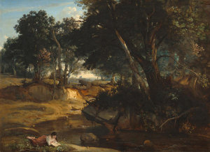 Jean-Baptiste-Camille Corot - Forest of Fontainebleau, 1834