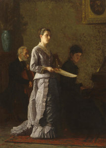 Thomas Eakins - Singing a Pathetic Song, 1881