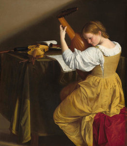 Orazio Gentileschi - The Lute Player, c. 1612/1620