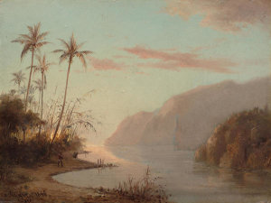 Camille Pissarro - A Creek in St. Thomas (Virgin Islands), 1856