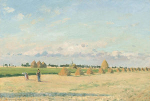 Camille Pissarro - Landscape, Ile-de-France, 1873