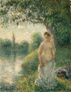 Camille Pissarro - The Bather, 1895