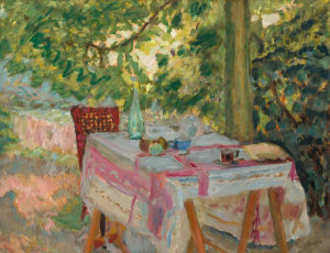 Pierre Bonnard - Table Set in a Garden, c. 1908