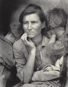Dorothea Lange - Migrant agricultural worker's family, Nipomo, California, 1936