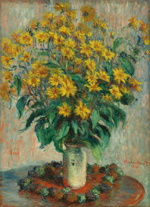 Claude Monet - Jerusalem Artichoke Flowers, 1880