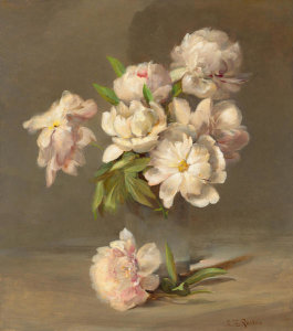 Charles Ethan Porter - Peonies in a Vase, c. 1885