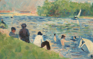Georges Seurat - Bathers (Study for "Bathers at Asnières"), 1883/1884