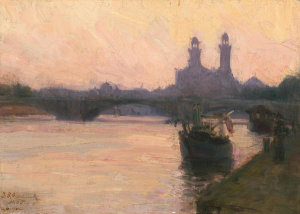 Henry Ossawa Tanner - The Seine, c. 1902