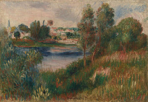 Auguste Renoir - Landscape at Vétheuil, c. 1890