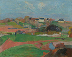 Paul Gauguin - Landscape at Le Pouldu, 1890